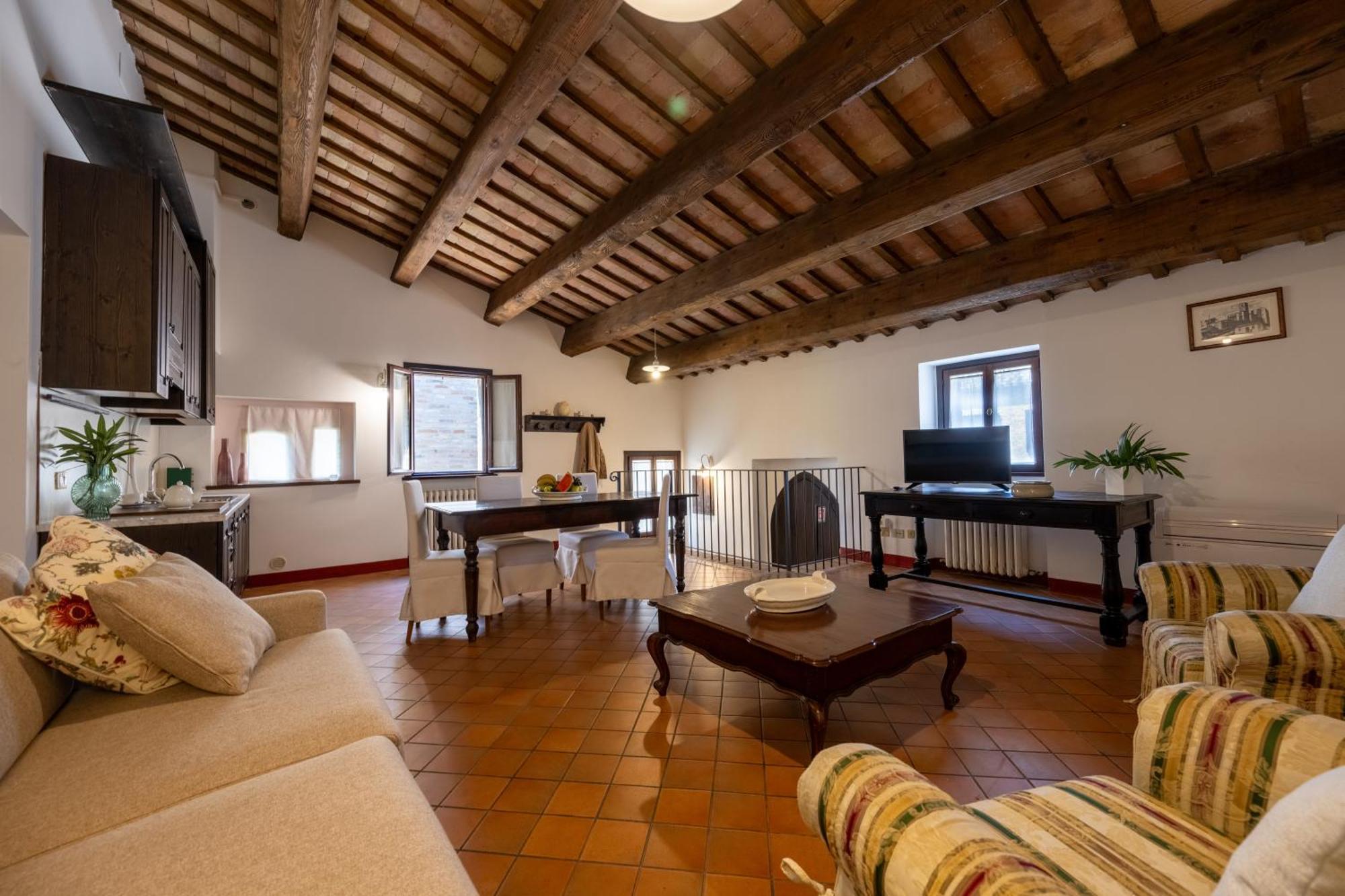 Palazzo Viviani Castello Di Montegridolfo Hotel ภายนอก รูปภาพ